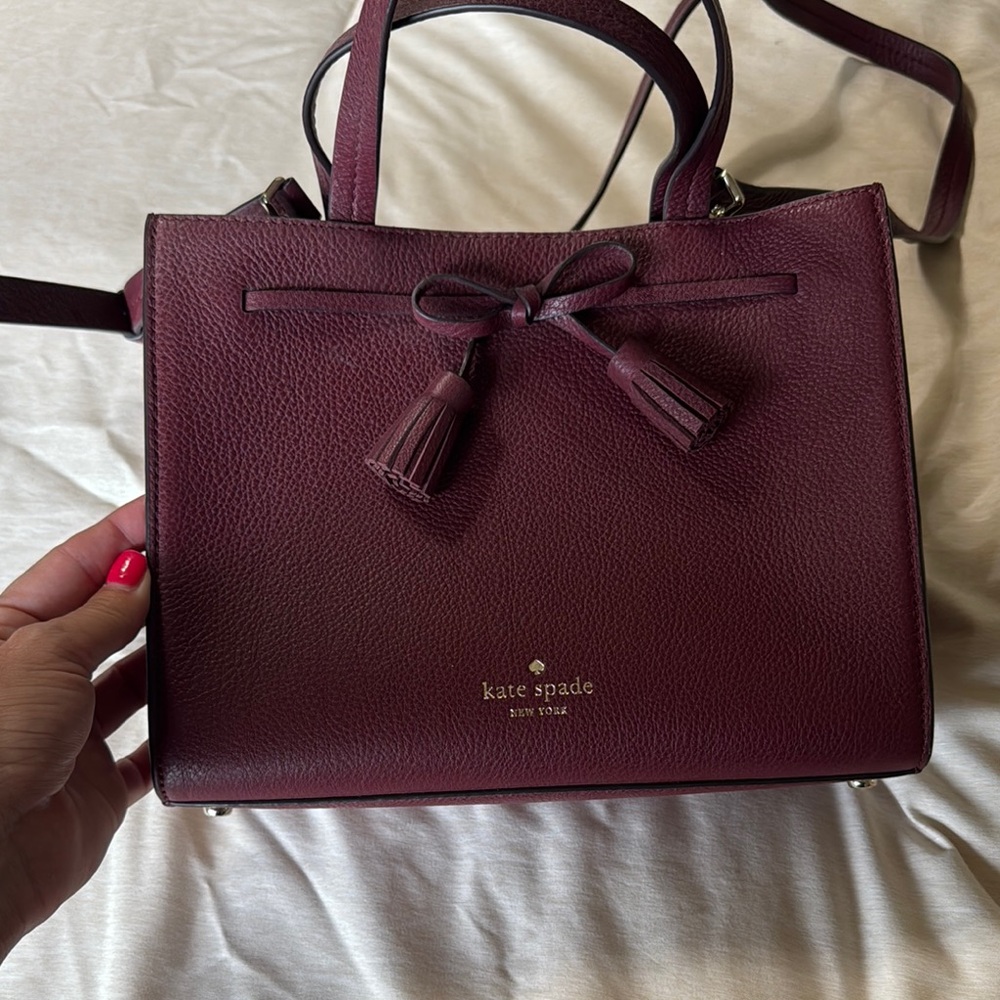 Kate Spade Deep Burgundy Satchel